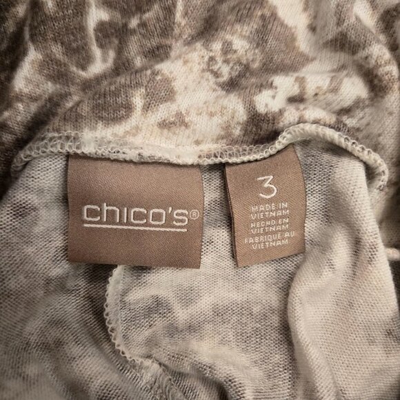 CHICO'S Textured Cowl Neck Tunic - Picture 6 of 6